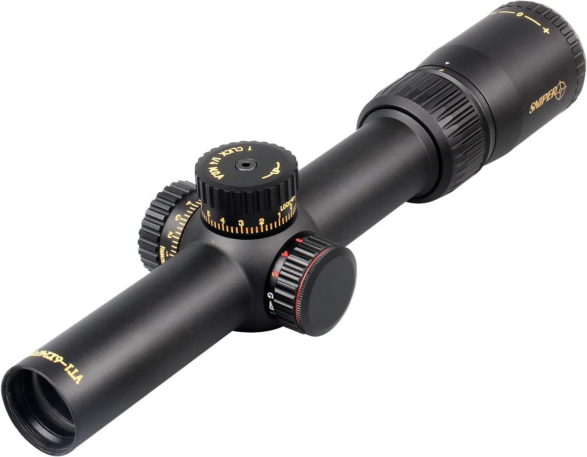 1-6X24 FFP Scope with Red/Green Illuminated Reticle and Scope Mount D630