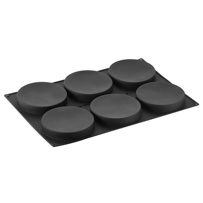 180mm x 30mm Silicone Mold Insert, 6 Cavities R761
