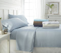 4 Piece Bamboo Bed Sheet Set, California King, White J765466