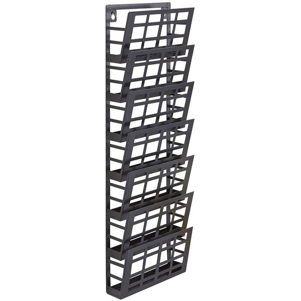 7 Pocket Grid Magazine Rack F17395