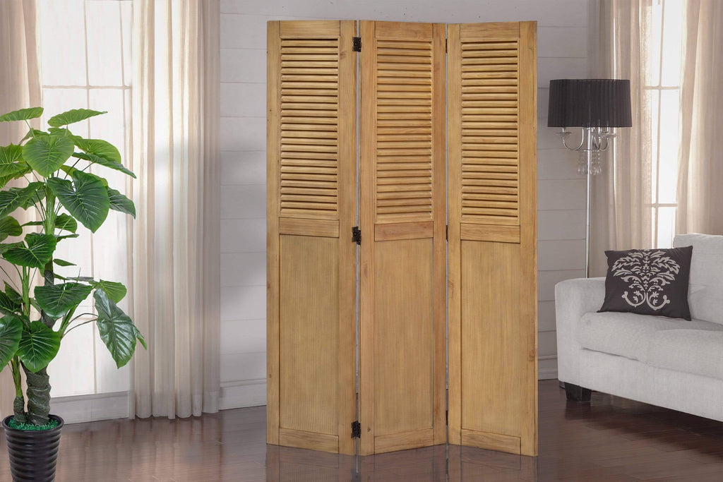Vintage Wood Room Divider H4557