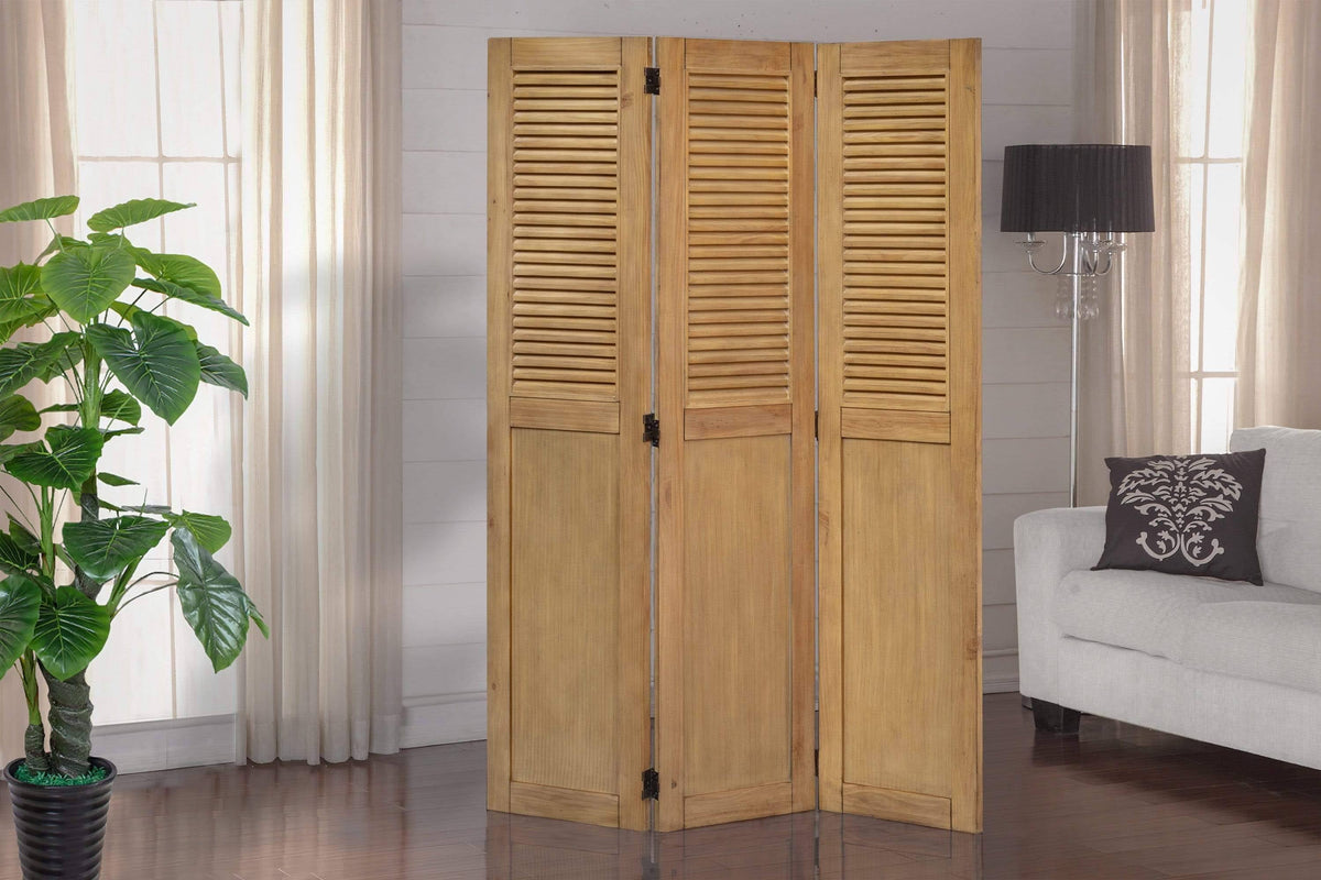 Vintage Wood Room Divider H4557
