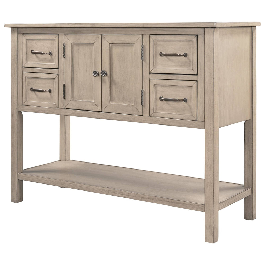 White Console Table K34226