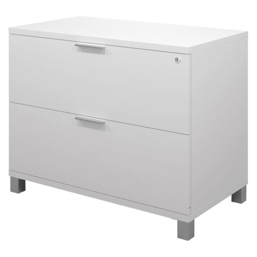 White Assembled Lateral File F29688