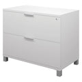 White Assembled Lateral File F29688