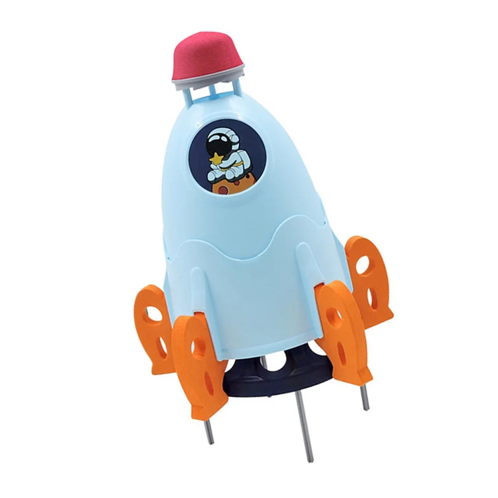 Blue Plastic Rocket Sprinkler Toy L610