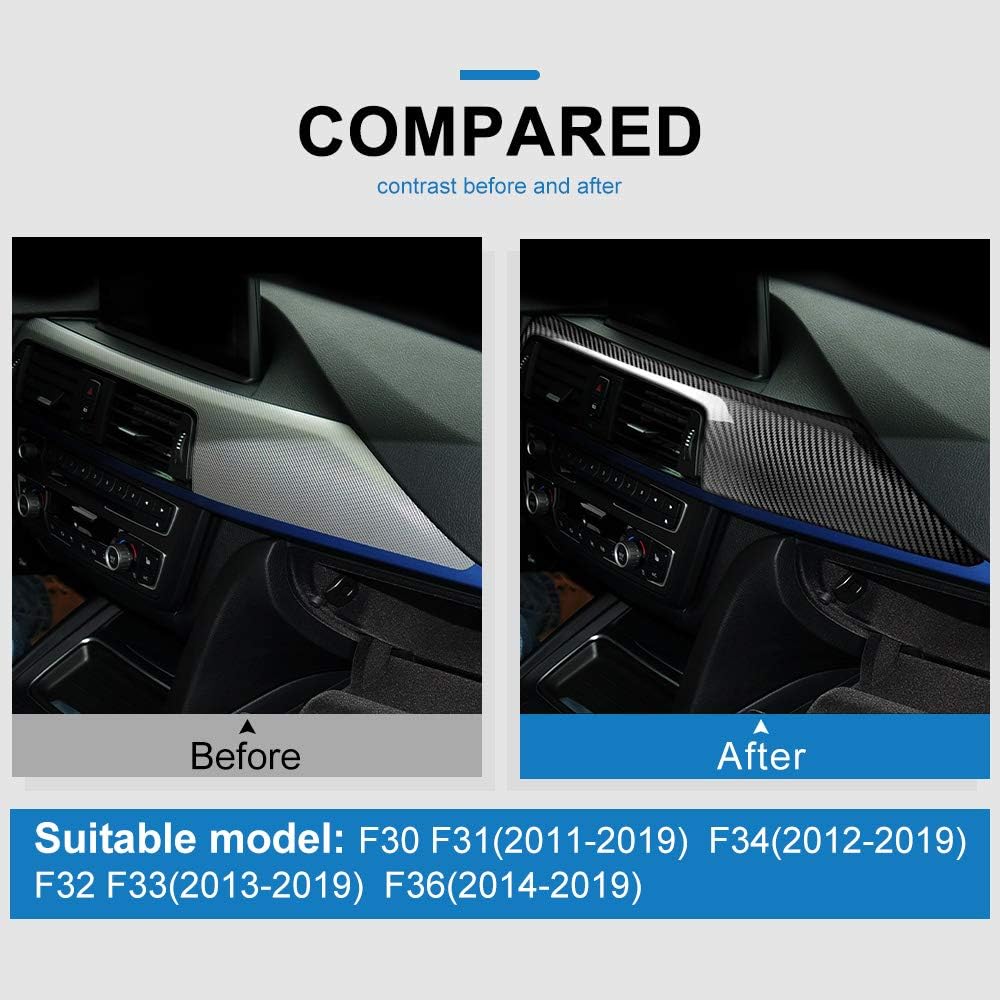Carbon Fiber Car Dashboard Panel Decorative Sticker U760