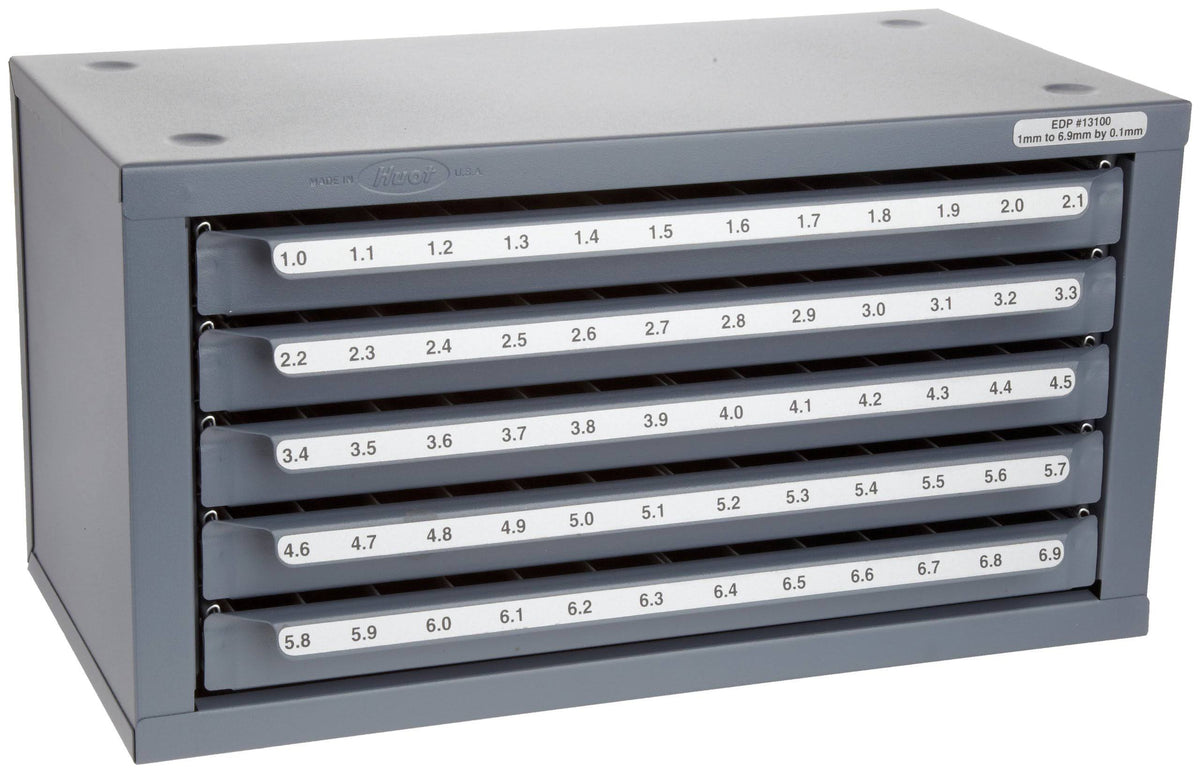 Five-Drawer Drill Bit Dispenser Cabinet R344
