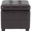Rustic Flip Top Square Tufted Ottoman N58597