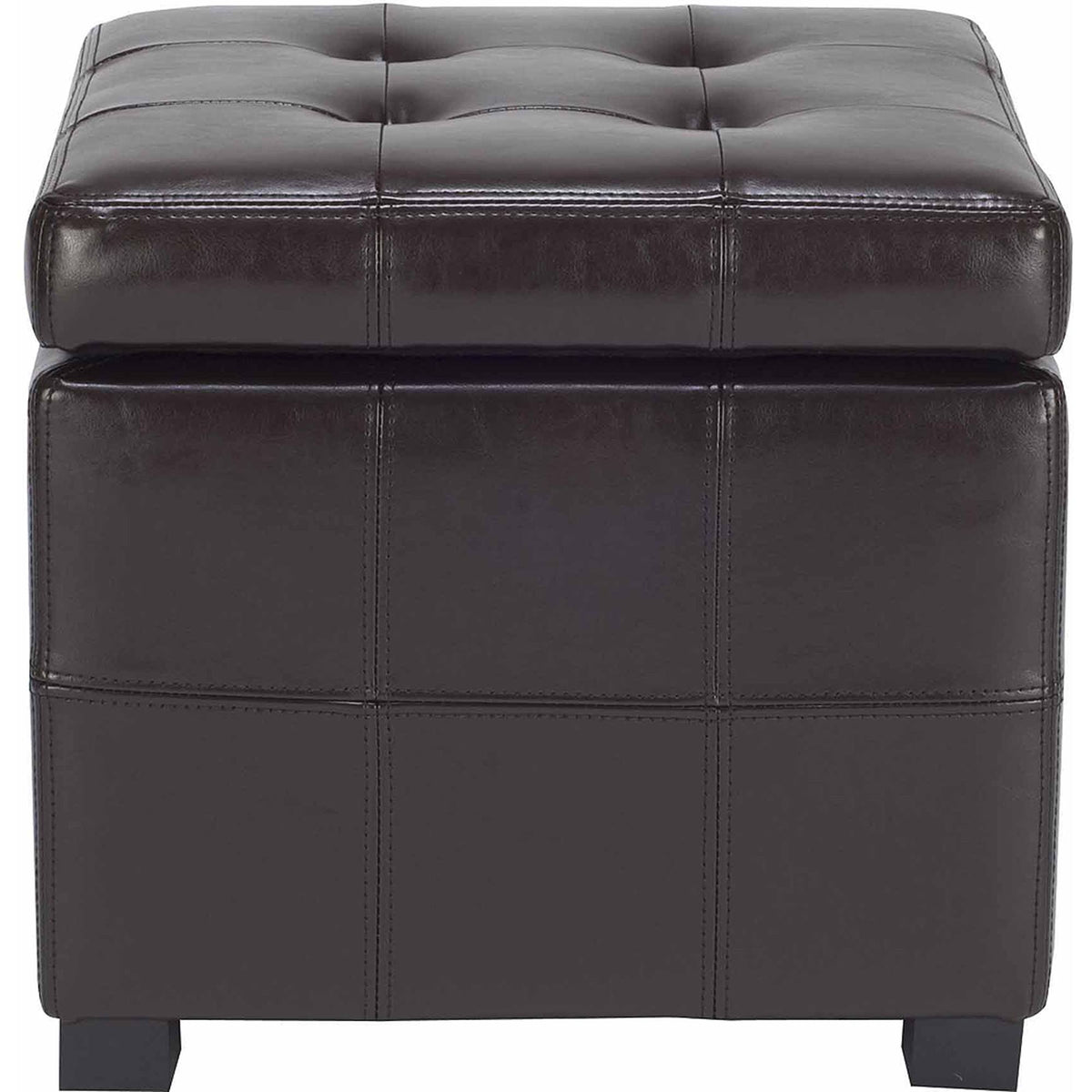 Rustic Flip Top Square Tufted Ottoman N58597