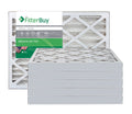 Silver MERV 8 22x26x2 Pleated AC Furnace Air Filter, Pack of 6 V684