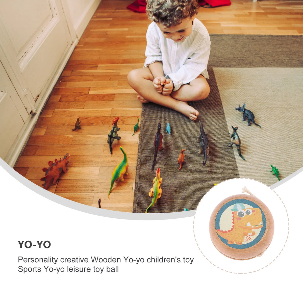Wooden Yo-Yo Finger Toy Q104