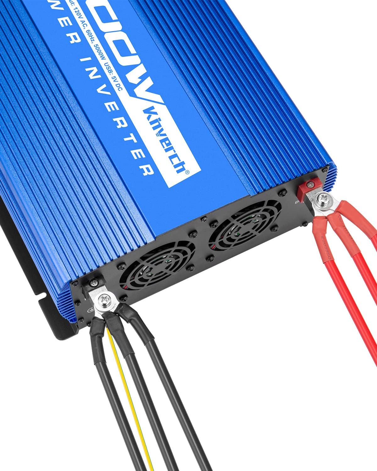 5000W Power Inverter 12V to 110V Car Inverter 4AC Outlets 2USB Ports H744