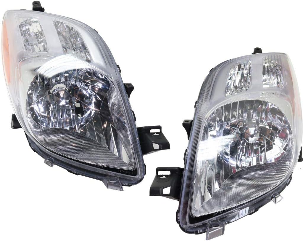 2006 2007 2008 Toyota Yaris Headlight Pair X254