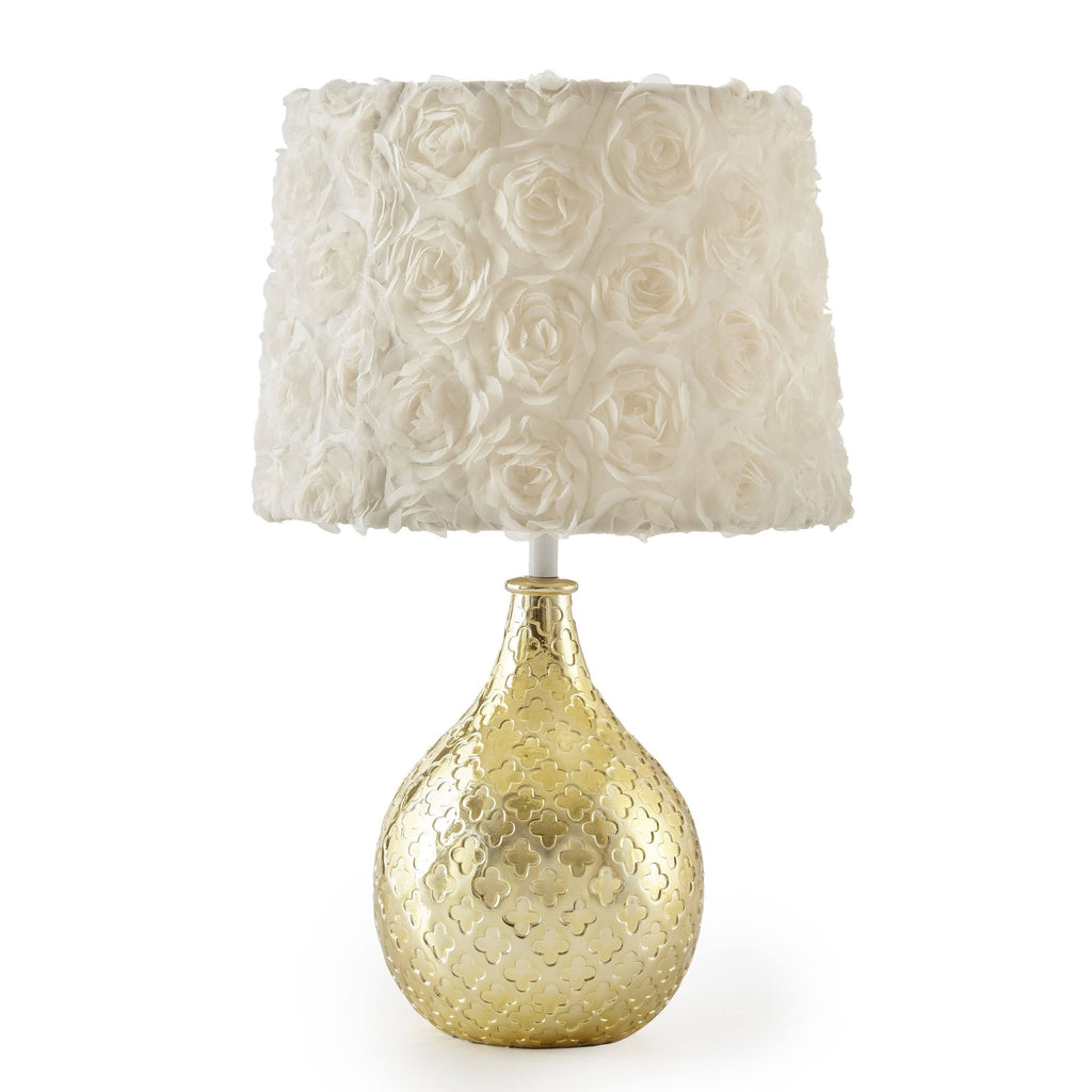 Gold Lamp Base and Shade C698