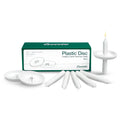 Candlelight Candles & Plastic Drip Protectors (Set of 100) X2029