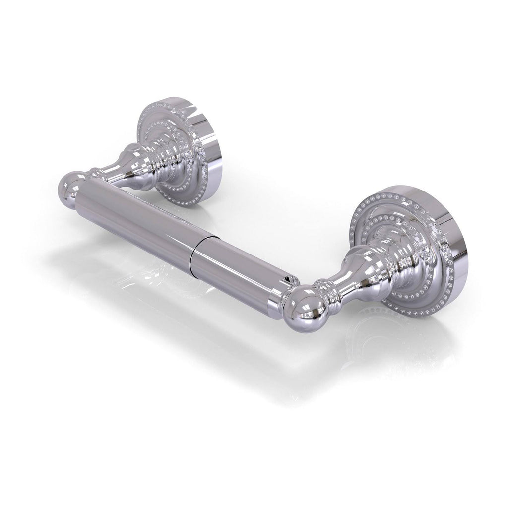 2 Post Polished Chrome Toilet Tissue Holder M809