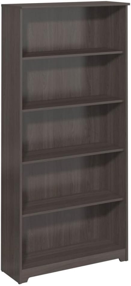 White 5 Shelf Bookcase H49108