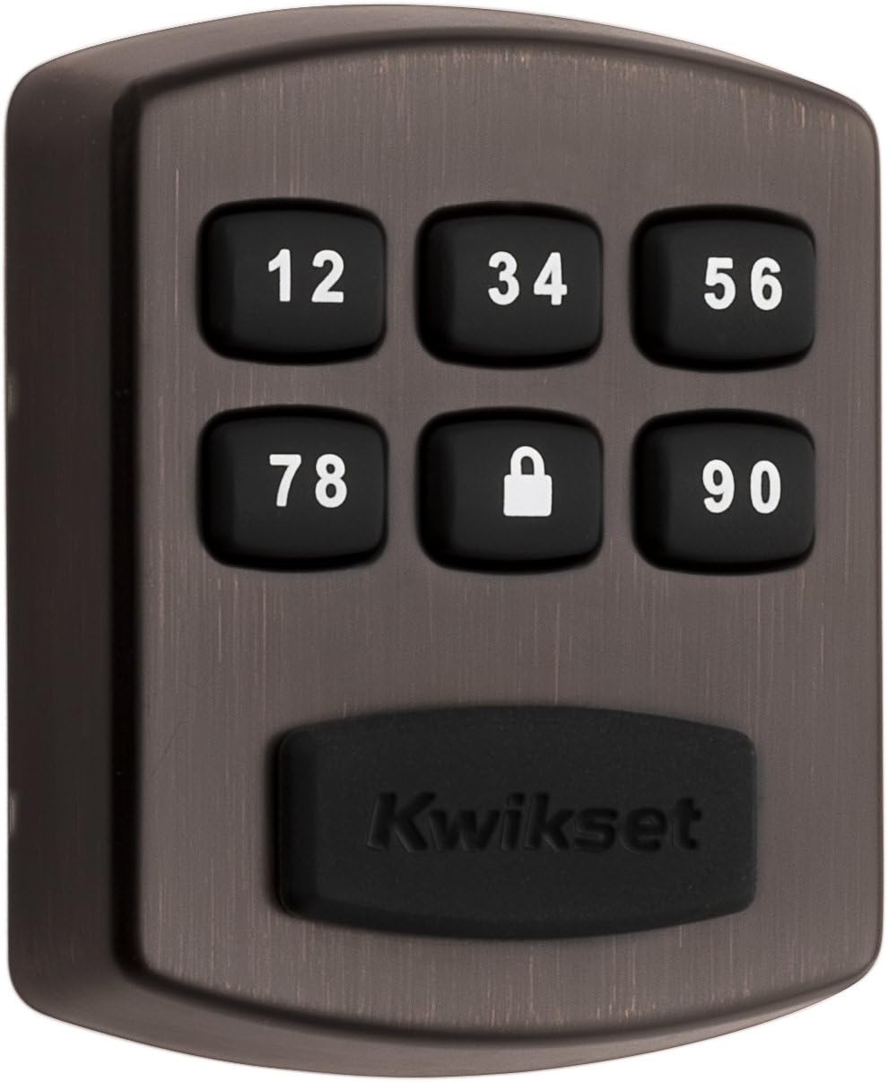 Venetian Bronze Electronic Keypad Deadbolt Door Lock Pack of 2 Y41335