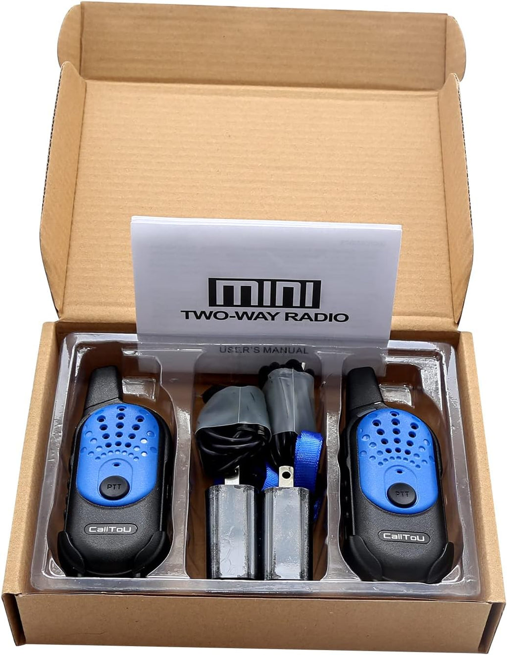 2 Way Radio Intercom System Mini Walkie Talkies B385