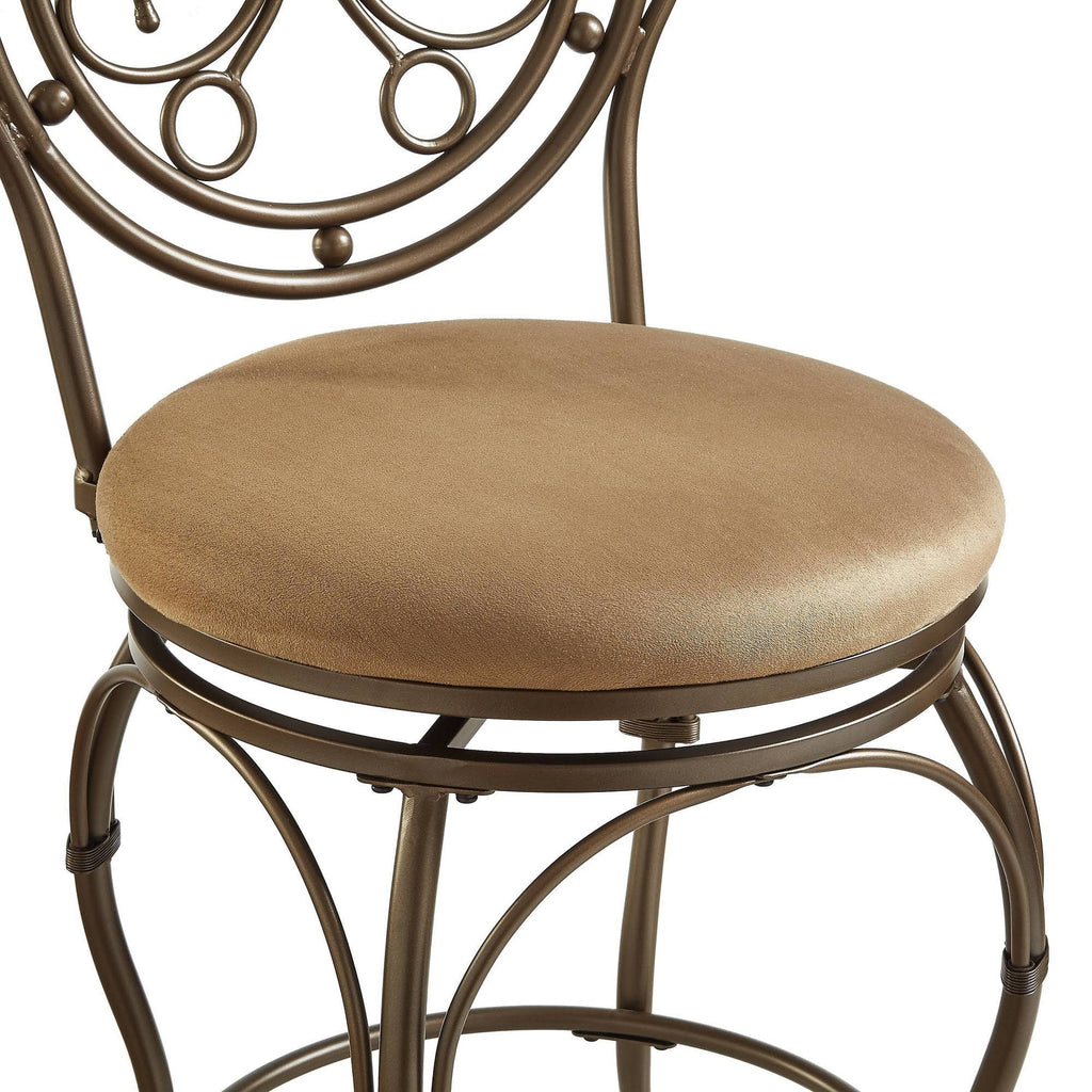 Bronze Counter Height Barstool Z1503