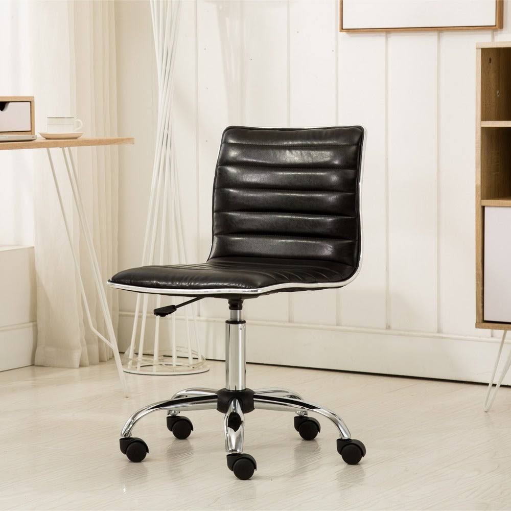 Grey Chrome Office Chair H709172
