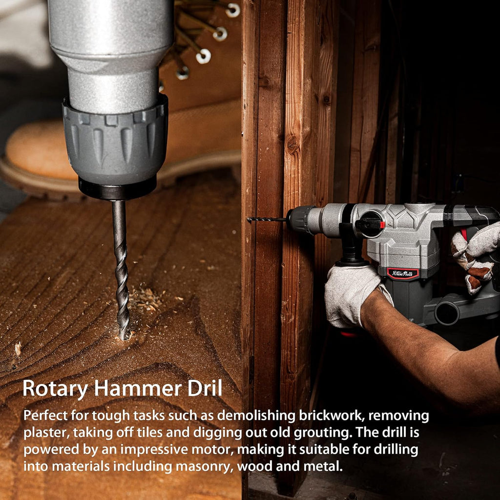 1200w Electric Rotary Hammer SDS Plus Drill with Carrying Case M315500