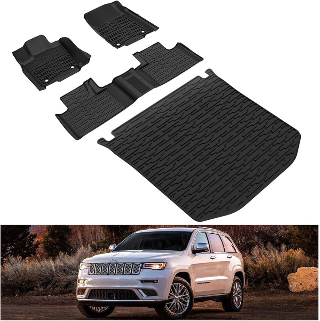 Black Rear Cargo Mat Liner Trunk Mats, 1 Pcs E946088