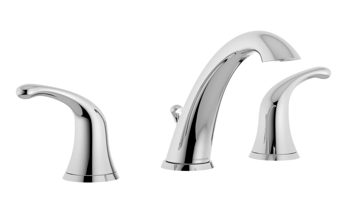 Polished Chrome 2-Handle Bathroom Faucet with Drain Assembly X665286