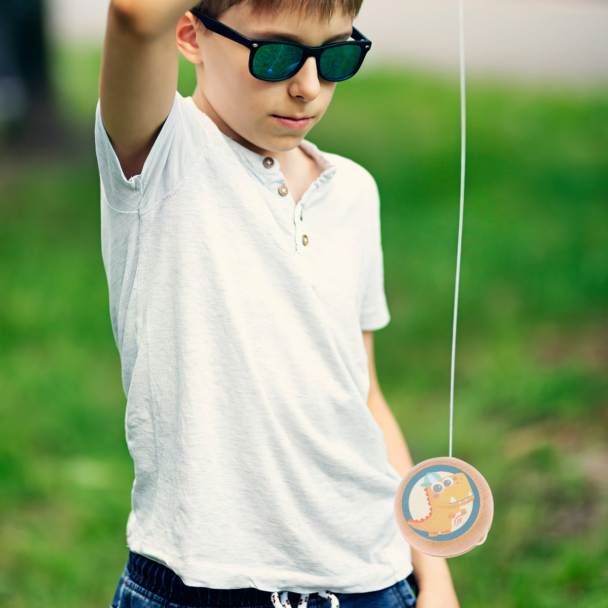 Wooden Yo-Yo Finger Toy Q104