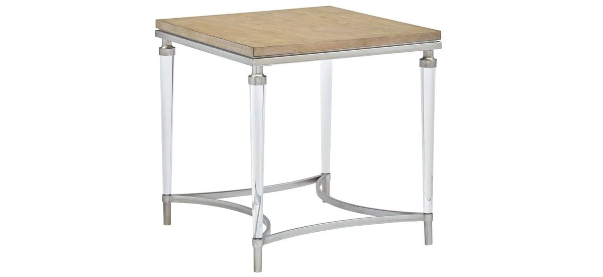 Light Ash Wood Rectangular End Table M1251
