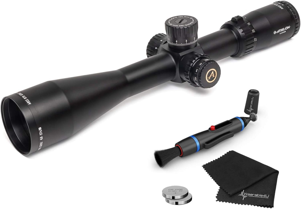 4.5-27x50 Riflescope with Extra Battery CR2032 and Lens Cleaning Pen and Cloth Bundle O30518