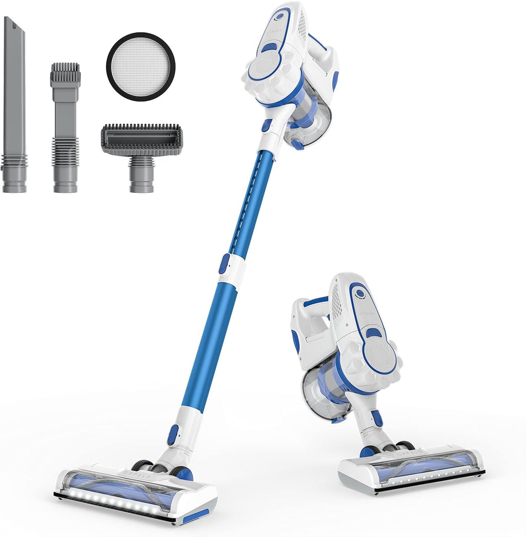 Cordless Stick Vacuum Cleaner 6 in 1 Blue & Silver X5311