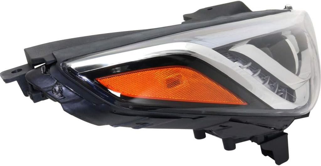 Passenger Side Headlight for Hyundai Sonata 2015 2016 2017 R7826