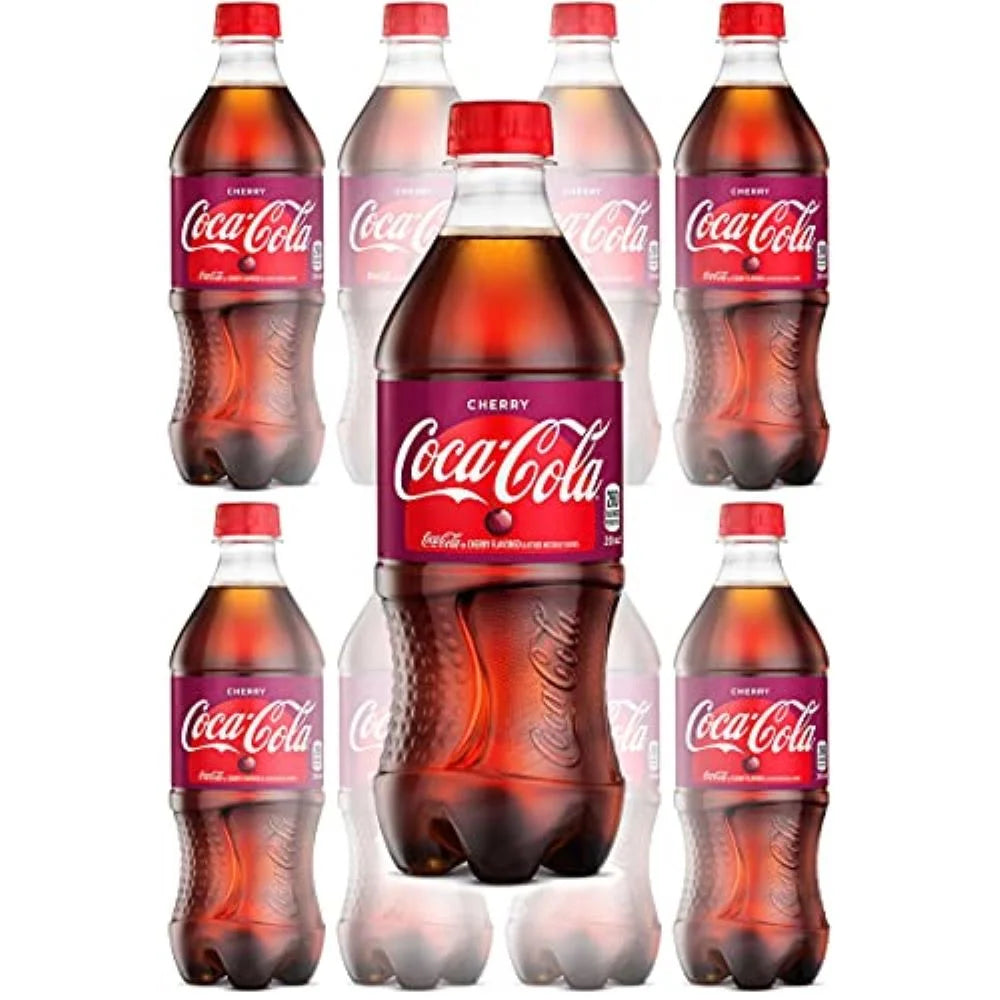 Cherry Soda 20oz Bottles (Pack of 8) W8382