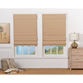 Khaki Insulating Cordless Roman Shade 34 x 72 M58373