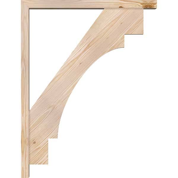 3 1/2x22W x 26x22D x 34x22H Douglas Fir Smooth Bracket O52906