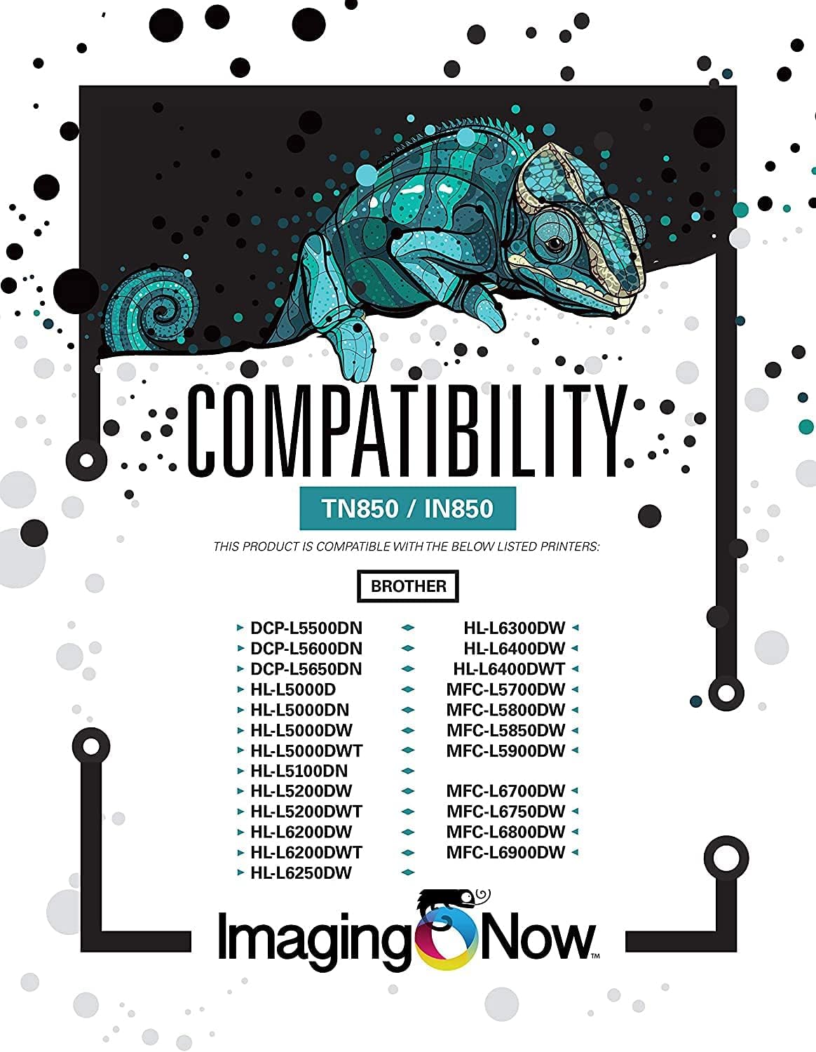 2 Pack Compatible Brother TN-850 Toner Cartridge S420047