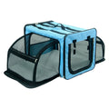 Blue Large Collapsible Pet Dog Crate S88270