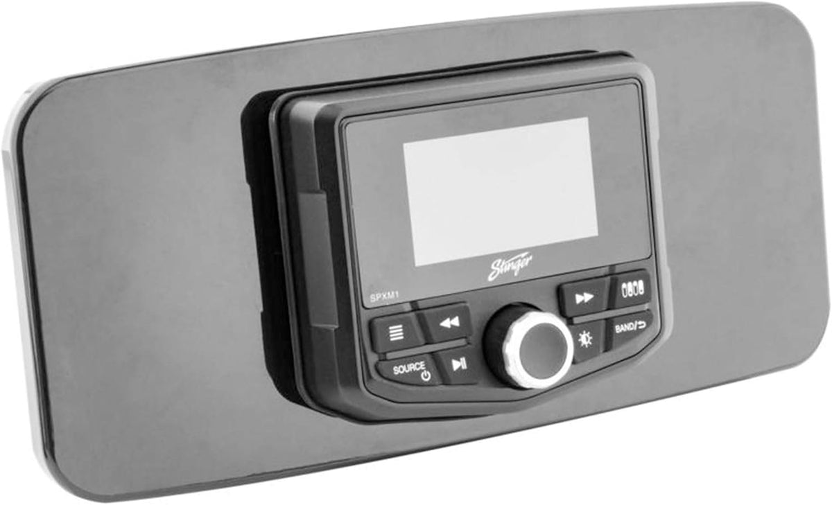 Waterproof Marine Radio with Dash Kit and USB/Aux K6822
