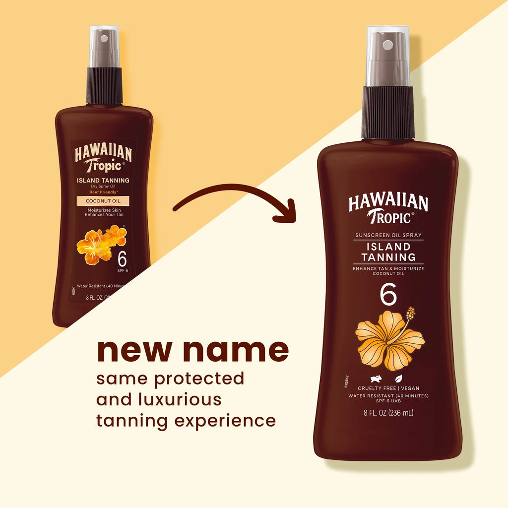 6 SPF Tanning Oil Spray 8oz U73403