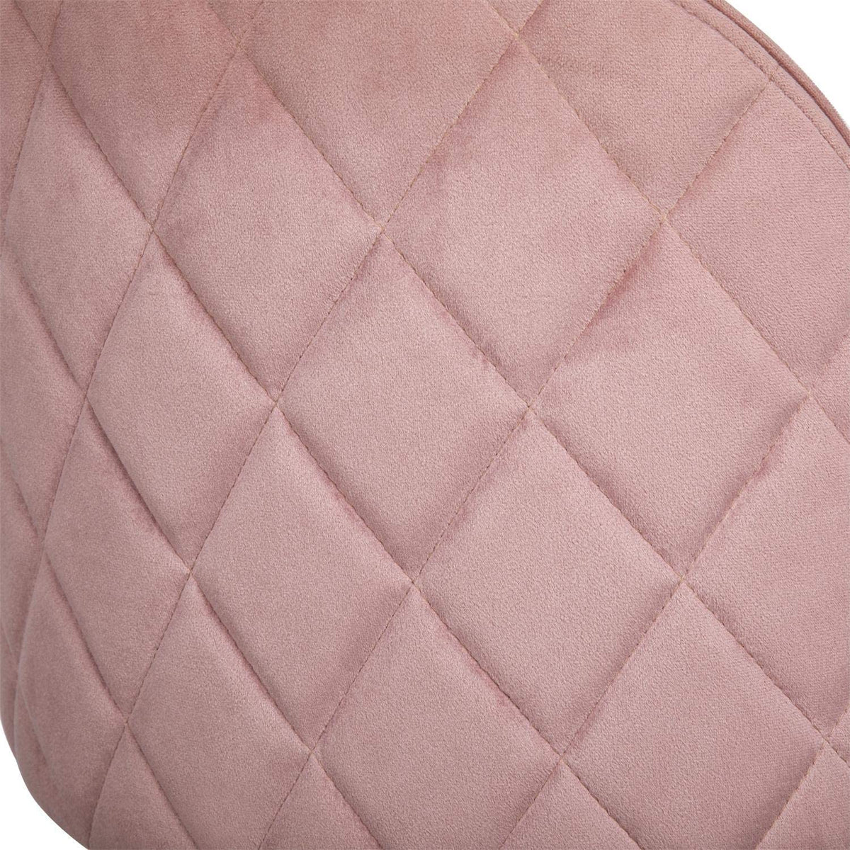 Pink Velvet Accent Chairs with Metal Legs, Set of 2 B98449