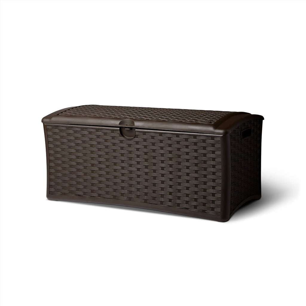 72 gal Resin Wicker Deck Box S738933