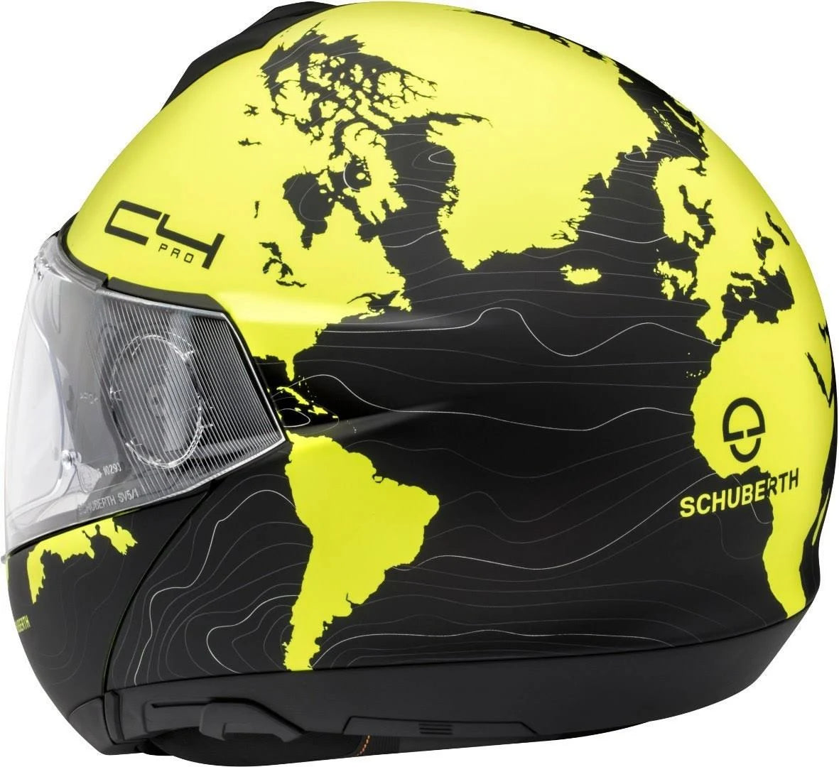 Yellow Motorcycle Helmet X2040