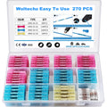 340Pcs Waterproof Heat Shrink Solder Seal Wire Connectors K4608