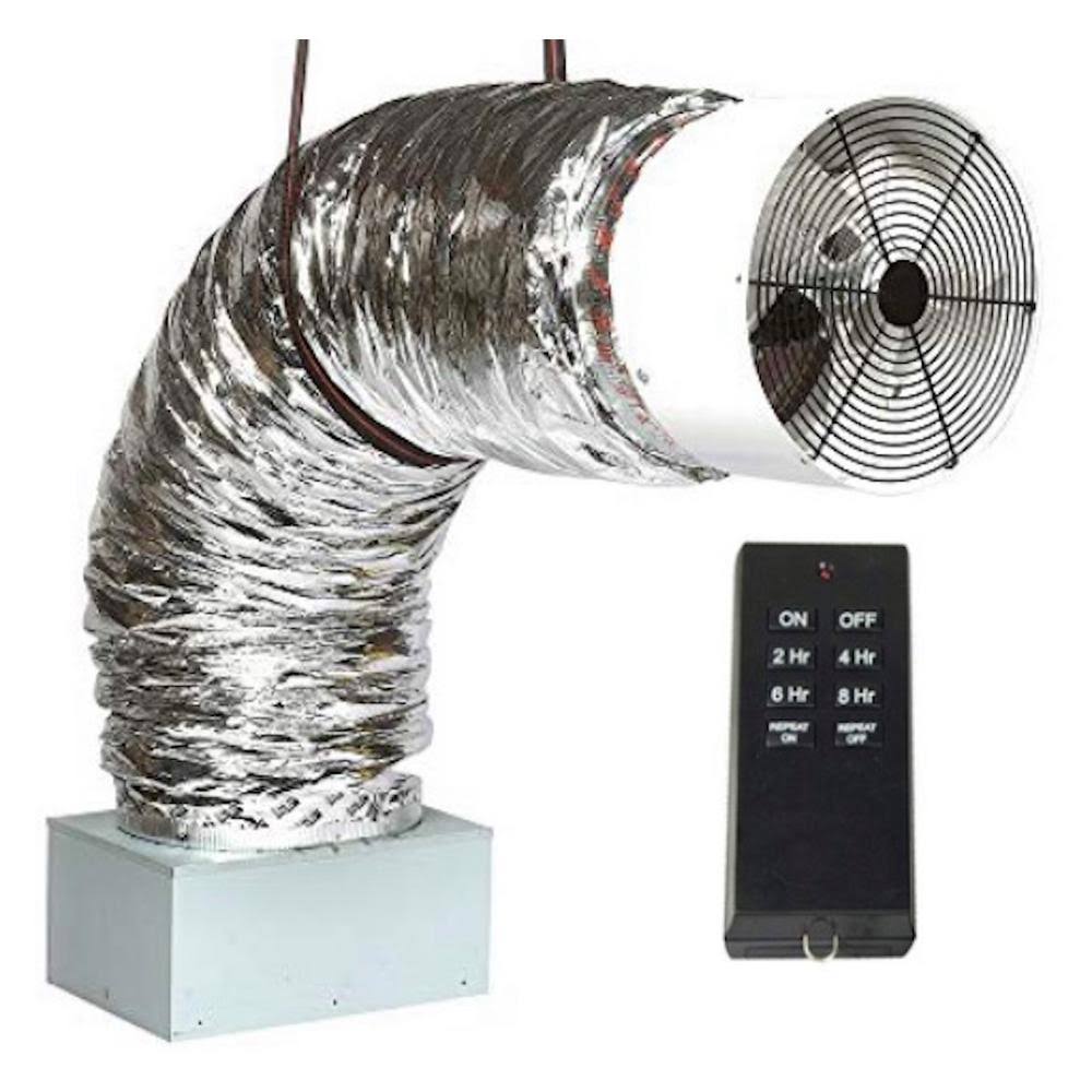 White Whole House Fan with Remote Control and Timer Z5667