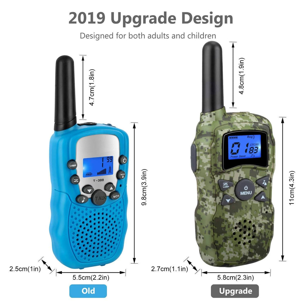Rechargeable Walkie Talkies 3X3000mAh Battery 2 Way Radio O36524