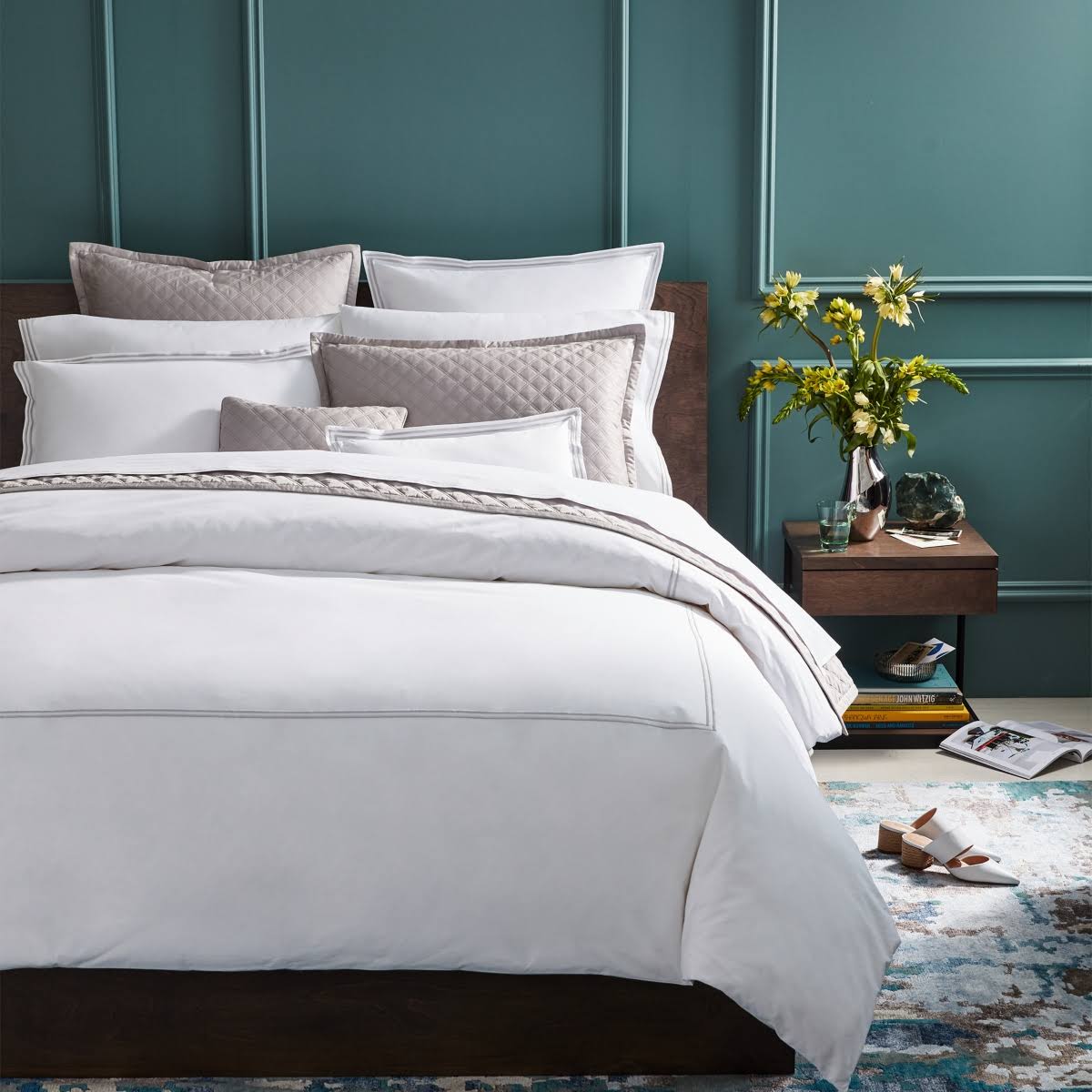Charcoal King Duvet Cover N503