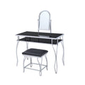 Vanity Set Black and Chrome S98299