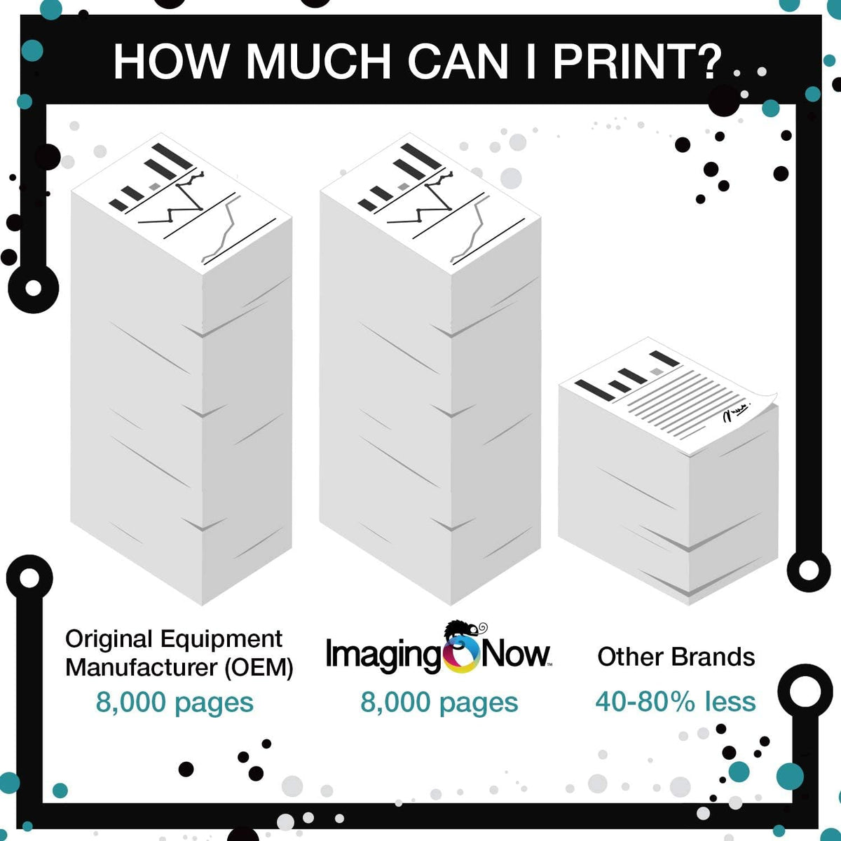 2 Pack Compatible Brother TN-850 Toner Cartridge S420047